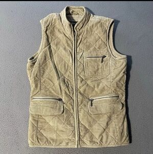 Eddie Bauer Corduroy Vest Sz Small